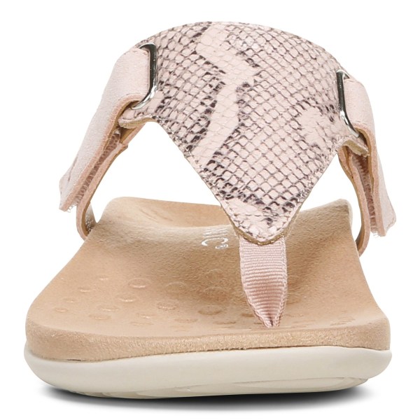 Vionic Sandals Ireland - Wanda T-Strap Sandal Pink - Womens Shoes Online | MFJXC-6715